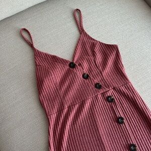 Pink strap Dress. Size medium